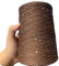 ABNUM 500 g, 2000 mm, Pailletten-Leinengarn zum Handstricken, Seiden-Spitzengarn zum Häkeln von glänzenden Pailletten, Linie zum Stricken, Faden 1 mm dick