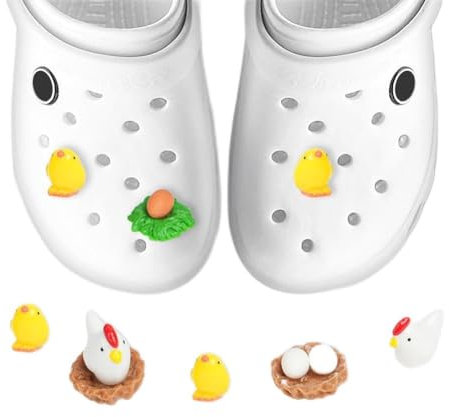 AUAUY 8PCS Schuh Charms, Krokodil-anhänger für Kinder, Blumen-anhänger Für Crocs, Schuhanstecker, Schuh-anhänger-zubehör für Crocs-armband, Niedliche Schuhe Dekoration für Mädchen, Jungen, Erwachsene