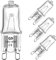 BXXKXMC Ampoule halogène G9 40W 230V Ampoules de remplacement à base à 2 broches, intensité variable, blanc chaud…