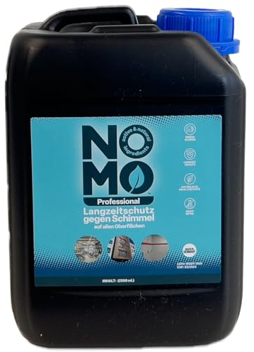 NOMO Professional Langzeitschutz gegen Schimmel - 2,5 Liter - Schimmelschutz auf allen Oberflächen für den Profi