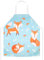 TOPWAYS Schürzen für Kinder, Cartoon Kinderschürze Kochschürze für Jungen und Mädchen, Kinderschürze für Kunst Malerei Gartenarbeit(Cartoon Fuchs Schürze)