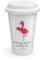 Mr. & Mrs. Panda To Go Becher Flamingo Yoga - Geschenk, Vogel, Yogapose, Becher to go, Coffee to go Becher Thermo, Achtsamkeit, Yoga-Übung, Coffee to