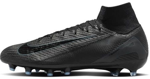 Nike Herren Mercurial Superfly 10 Elite AG-Pro High-Top-Fußballschuh, Black/Black-Deep Jungle, 44 EU