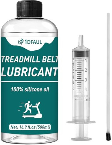 1DFAUL 500 ml silikonöl laufband, laufband öl, reduziert Reibung, Lärm und Verschleiß, laufbandöl Passend für verschiedene Laufbandmodelle
