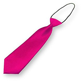 Cravate garçon pour enfant fushia, finitions main « rose fuchsia »