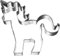 Birkmann 197381 Ausstechform Einhorn, Edelstahl 8,5 cm, 5 x 3 x 2 cm