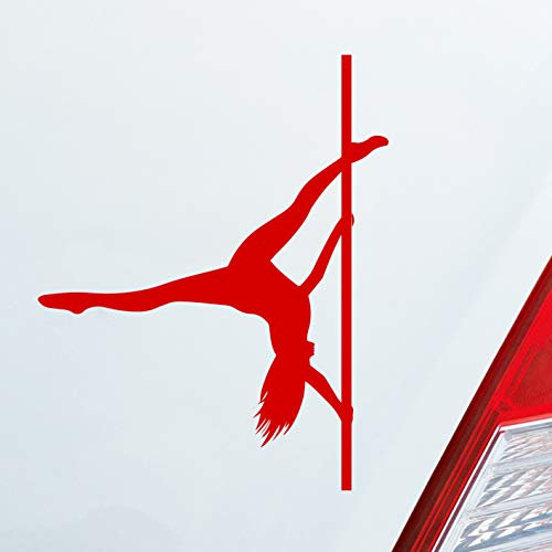 Hellweg Druckerei Sexy Girl Tanzen Poledance Strip GoGo Pin Up Auto Aufkleber Sticker Heckscheibenaufkleber
