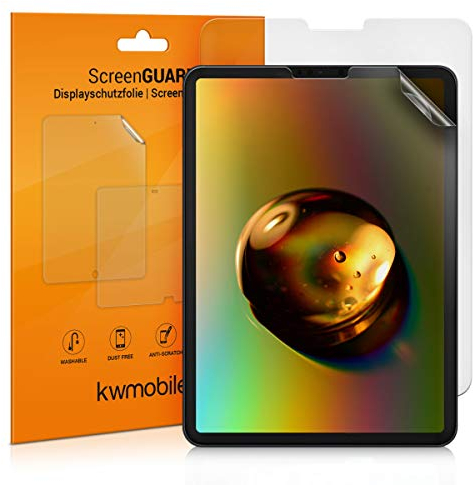 kwmobile 2X Pellicola Protettiva Compatibile con Apple iPad PRO 11 (2018) / iPad Air 4 (2020) - Set Pellicole Touchscreen - Pellicola Antiriflesso e Anti-Impronte per Tablet