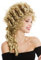 WIG ME UP - 91029-ZA89 Perücke Damen Karneval Fasching Historisch Barock Adel blond Marie Antoinette Pompadour Turmfrisur Beehive 50 cm