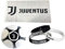 Giemme Kit Tifoso Juventus - Pallone da Calcio di Cuoio Juventus + Bandiera Ufficiale 135x95 cm Bianconero per Eventi Sportivi (Outdoor)