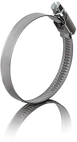 GARSIDURO® 6 colliers de serrage metallique inox 40-60mm – colliers serrage professionnels en acier inoxydable V2A pour tuyau d'échappement, aspiration, pompe submersible | pinces de tuyau 40-60 mm
