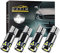 Qasim 4pcs T10 501 LED Bulbs White W5W 194 168 LED Canbus No Error 2016-18SMD 450 Lumens for Car Side Lights Interior Dome Map Door Courtesy Number Plate Lights