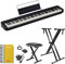 CASIO CDP-S110 Piano Digitale 88 Tasti Pesati, stand con ghiera e panchetta con altezza regolabile ffalstaff ®, alimentatore e pedale, Libro di melodie celebri per Casio