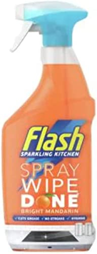 Flash Wipe & Done Spray, Bright Mandarin, 800ml
