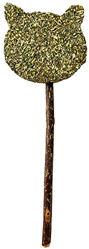 Croci Euphoria - Kitten Gioco per Gatti a base di Erba Gatta, a forma di Micio con bastoncino, con Catnip Attrattivo per Felini e Cuccioli, 14 cm