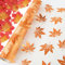 Tischdeko Herbst 4,5m x 30cm Herbst Tischläufer mit 50 x Ahornblatt Streudeko aus Stoff - Ahornblatt Tischdekoration für Herbstfest, Erntedankfest, Party Bankett Deko, DIY Türschleife usw.