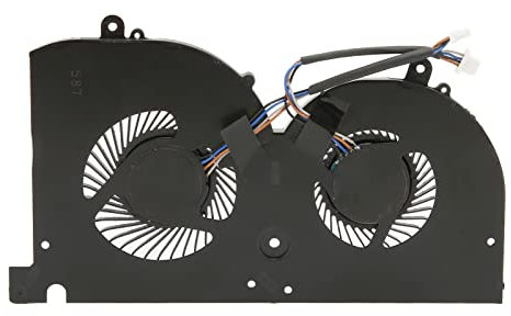Ventilador de Refrigeración CPU GPU para GS75 P75 MS 17G1 MS 17G2 BS5005HS U3I BS5005HS U3J, Conector de Alimentación de 4 Pines, Repuesto de Ventilador de Refrigeración ABS de(Ventilador GPU)