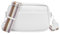 Tibimon Crossbody Bag Damen Breiter Gurt, Leder Moderne Taschen mit Breitem Schultergurt handtasche damen Kleine Umhängetasche mit Reißverschluss und Abnehmbar Schultergurt (Weiß)