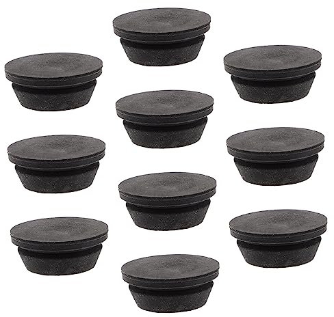 OATIPHO 10 Piezas Tapones Para Agujeros Redondos Tapones De Parachoques Equipo De Reemplazo De Aire Acondicionado Tapón De Drenaje De Ca Relleno De Agujeros Enchufar Unidad Externa Caucho