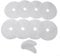 10pc Tumble Dryer Exhaust Filter For BUSH DHB7VTDW DHB7VTDB TD3CNBW Air Intake