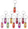 DRESSOOS 36stücke Schlüsselanhänger Holz Kreative Russische Puppen Anhänger Zufällige Designs Für Partygeschenke Und Dekoration