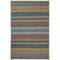 Knutzen Wohnen Kelim Teppich 160 x 230 Schleswig - Fransen Teppich Wolle Natur - Handgewebt und beidseitig verwendbar - Ideale Wohndekoration für jeden Wohnraum