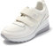 JOMIX Zapatillas Mujer con Cuña Deportivas Mujer Plataforma Zapatillas Deportivas Mujer sin Cordones Zapatillas Mujer Casual Caminata Jogging Fitness, Blanco, 40 EU