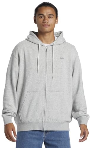 Quiksilver Zip-Up Hoodie SALT WATER ZIP HOODIE Men Grey M
