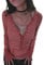 Womens Y2K Long Sleeve Ribbed Henley Top Lace Patchwork Striped Tight Fitted Fairy Grunge Vintage Casual Tees Shirts Clothes for Teens Girls (122804# Pink, S)