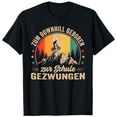 Mountainbike Tshirt Spruch Jungen Mädchen Kinder Fahrrad MTB T-Shirt