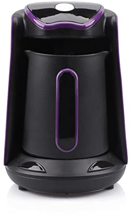 Cafeteras integradas Cafetera automática Cafetera eléctrica Cafetera Moka de grado alimenticio Hervidor de café portátil de viaje (Color: Azul) (Púrpura)