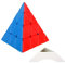 Oostifun Schwarz Pyraminx Dreieck Pyramide Magie Puzzles Würfel Twist Spielzeug Stickerless mit einem Ausstellungsstand