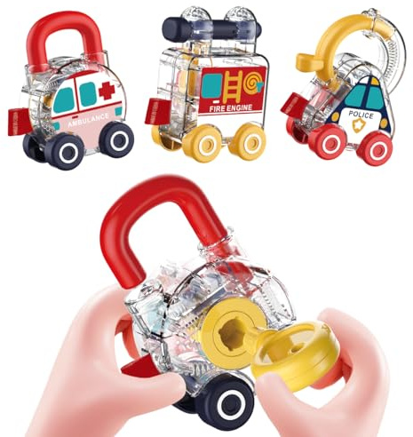 YYDeek Lock and Key Travel Toys for Toddlers on Plane, Montessori Toys for 1 2 3 Years Old, Early Development Activity Fine Motor Skills