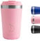 Chilly's Original Coffee Cup - Thermal Mug For Cold & Hot Drinks - Leak-Proof Travel Mug with Lid - Double Walled Vacuum Insulated Mug - Stainless Steel - Pastel Pink, 340ml