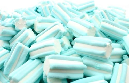 Marshmallow Estruso Striato Bianco Azzurro 1 Kg Senza Glutine