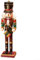 Retro handbemalte Nussknacker-Figuren, 30 cm, Vintage-Weihnachts-Sammlerstücke (A)