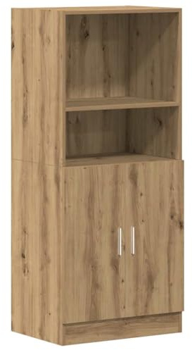 vidaXL Küchenschrank Artisan-Eiche 57x41,5x131,5 cm Holzwerkstoff