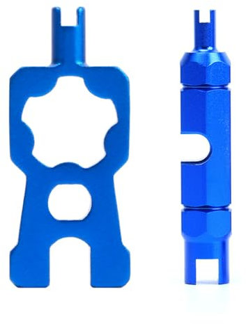 OAJABBGE Multifunktions Fahrradventile Kerne Schrauben Set Entfernungsventile Kerne Werkzeug Für Einen Effizienten Fahrradreifen Service