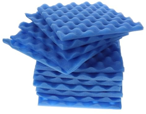 Selbstklebende Schalldämpfungspads 12 Stück Akustikpaneele Blau Pu | Geräuschdämpfend und Schallisolierend, für Wände und Ktv Räume, Einfache Montage, Schlankes Design