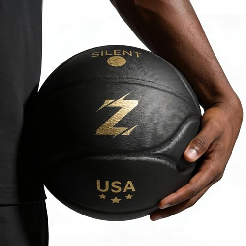 ZXFUTURE Offizielle Größe 7 Silent Basketball für Indoor-Spielen – leises Dribbeln, kindersicher mit echtem Gefühl, versendet unkomprimiert für perfekte Form, ab 3 Jahren