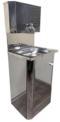 Varile 17L Edelstahl Handwaschstation I Campingküche mit abnehmbaren Wasserspender