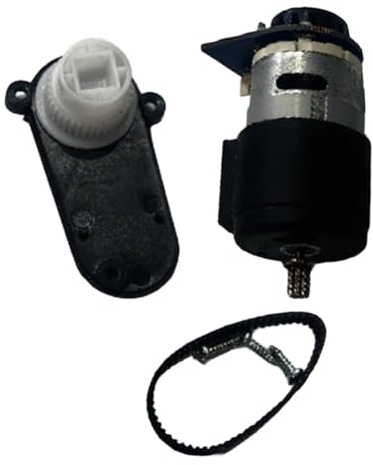 BildeeMait Motor de cepillo central de repuesto para robot aspirador Conga 1290 1390 1490 1590, construcción de metal con correa y tornillos