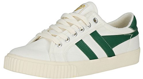 Gola Damen Tennis Mark Cox Sneaker, Weiß (Off White/dk.Green Wn), 41 EU