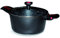Baumalu 383606 Faitout avec Couvercle 28 cm Granit Pro, Aluminium forgé, Noir 32 x 30 x 14,5 cm