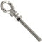 OPIOL QUALITY® Augbolzen mit metrischem Gewinde M6x80 mm aus Edelstahl A4 V4A (10 Stück) Ringschraube Ringbolzen Ösenschraube Augenbolzen Mutter und Unterlegscheibe