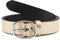 Merry Style Damen Gürtel Ledergürtel D41(Gold, 85 cm (Gesamtlänge 104 cm))