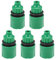 sourcing map Quick Connector Hose Pipe Adapter Fitting 4mm Inner Diameter Hose Tubing for Garden Irrigation System 5pcs