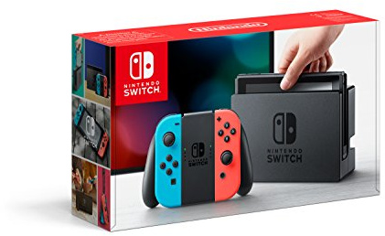 Nintendo Switch 2019 avec Joy-Con - Bleu et Rouge (Reconditionné)