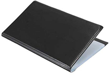 Porte-cartes de visite - Capacité de 300 cartes - En cuir synthétique - Pour homme et femme