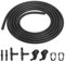 X AUTOHAUX 7 Stück Scheibenwischer Wassersprühstrahl Waschdüse Scheibenwaschanlage Schlauch, Wischwasserschlauch Reparaturset mit Schlauchverbinder für Auto 2005-2016.55079049AA,55372143AB